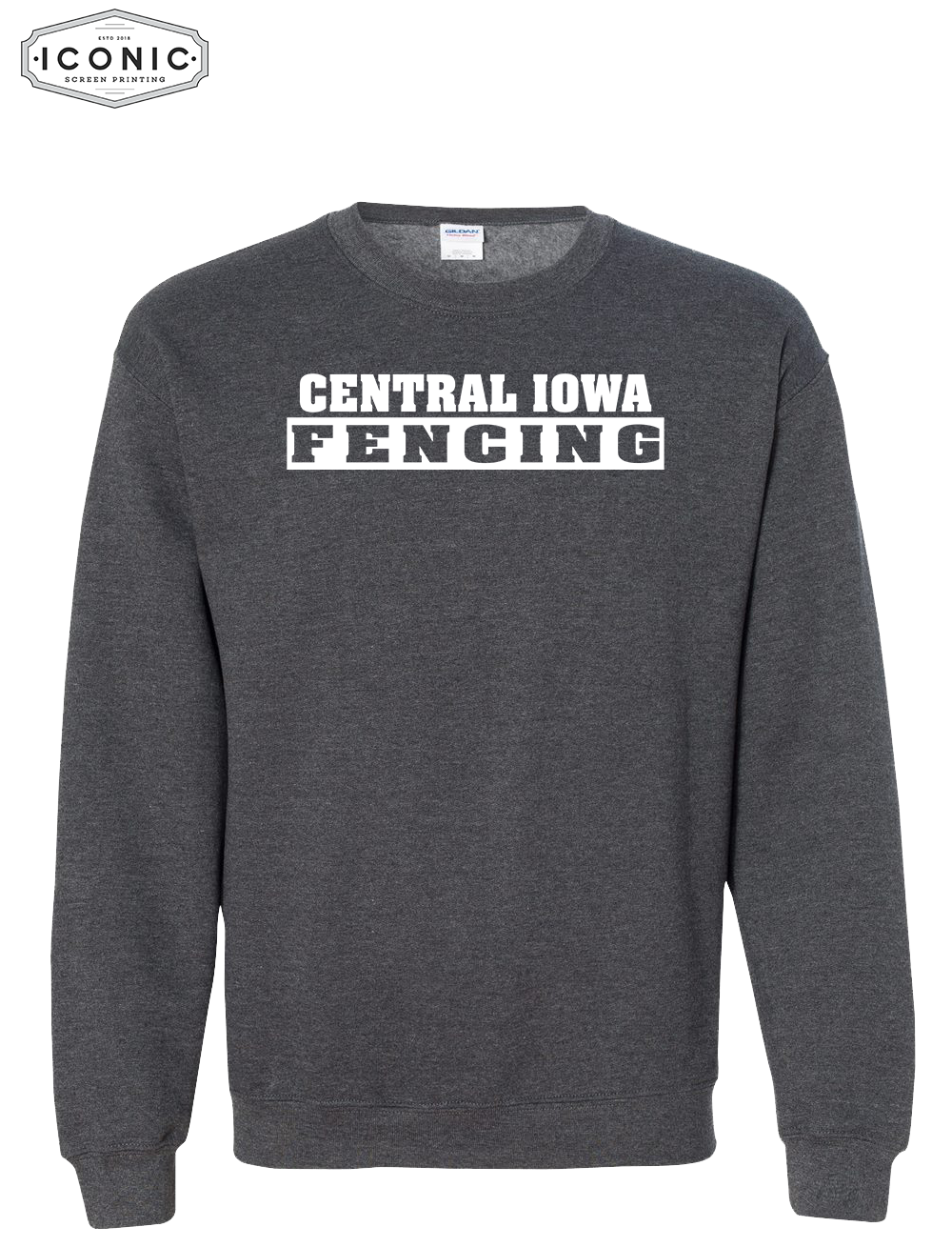 Central Iowa Fencing Sweat Shirt Full Front Print