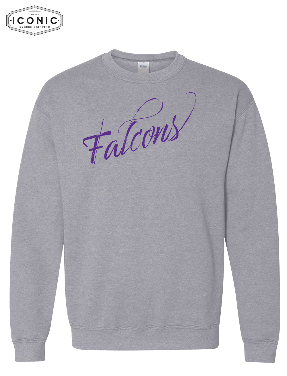 Falcons Script - Heavy Blend Sweatshirt
