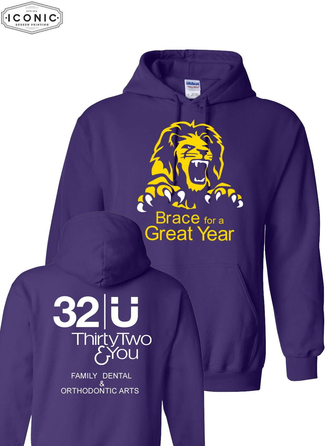 Brace for a Great Year - D5 - Heavy Blend Hooded Sweatshirt