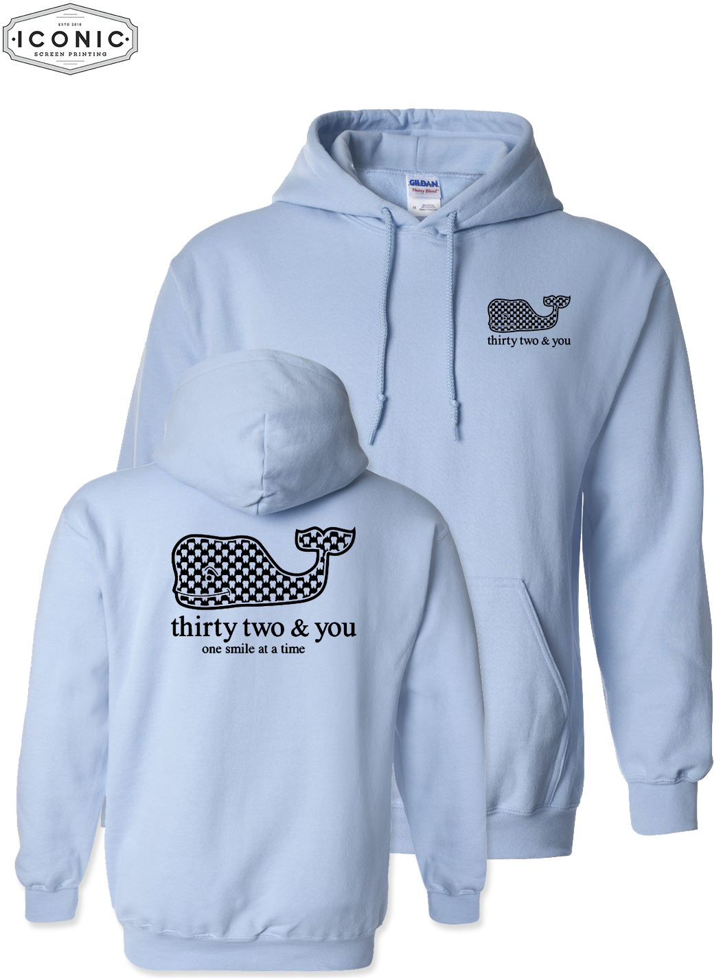Whale 32 & U - D3 - Heavy Blend Hooded Sweatshirt