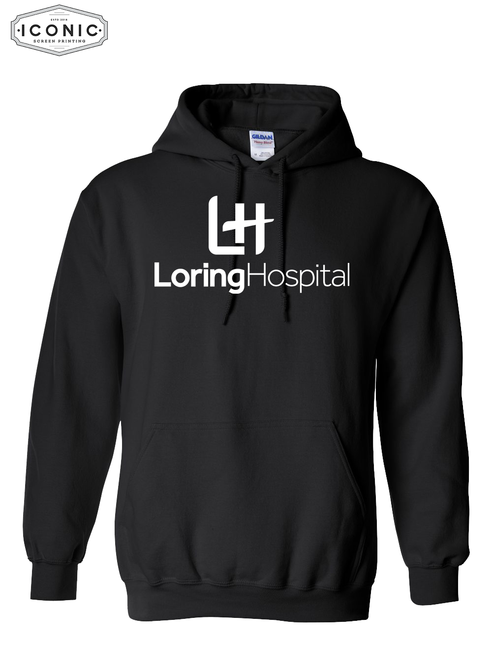 Loring Hospital Heavy Blend™ Hooded Sweatshirt