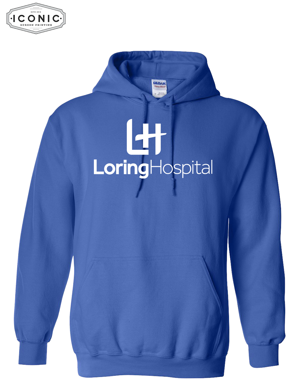 Loring Hospital Heavy Blend™ Hooded Sweatshirt