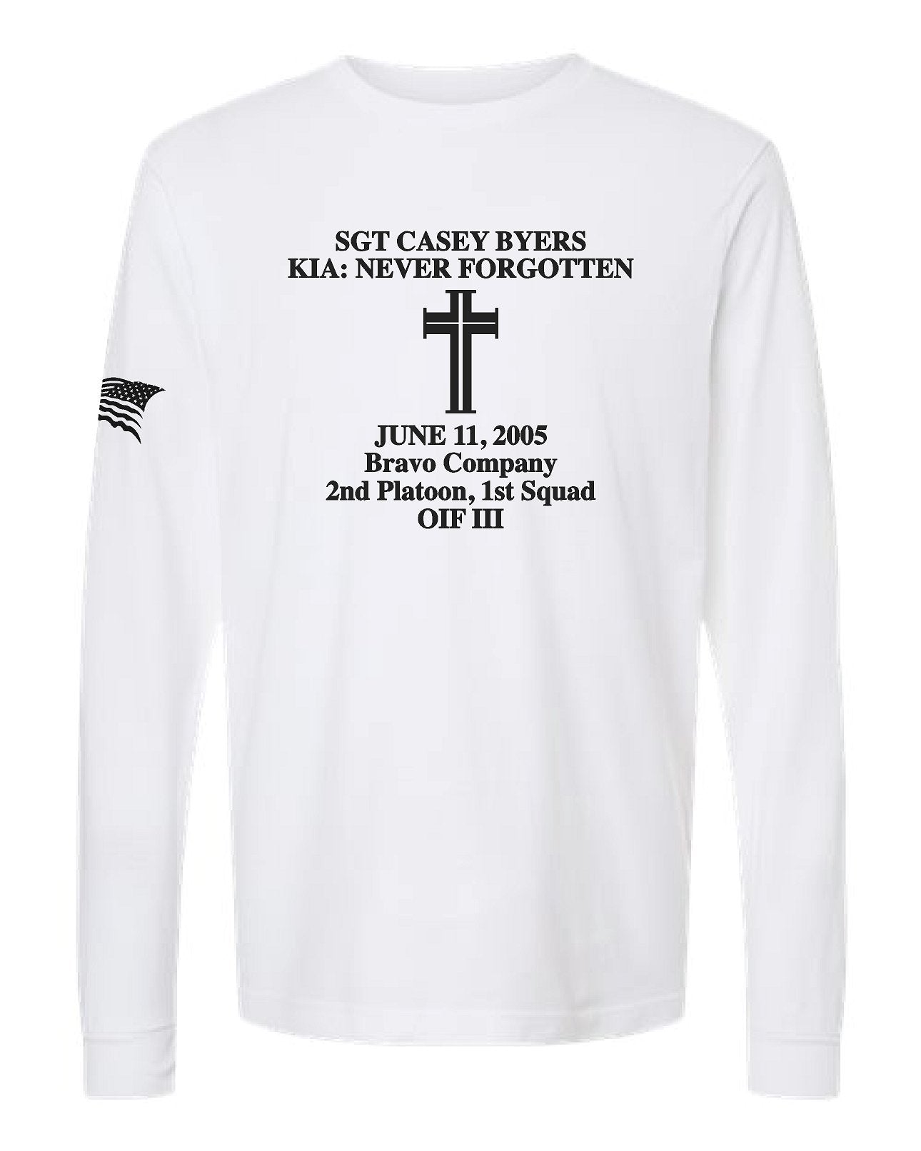 Remembering Casey Unisex Fine Jersey Long Sleeve T-Shirt