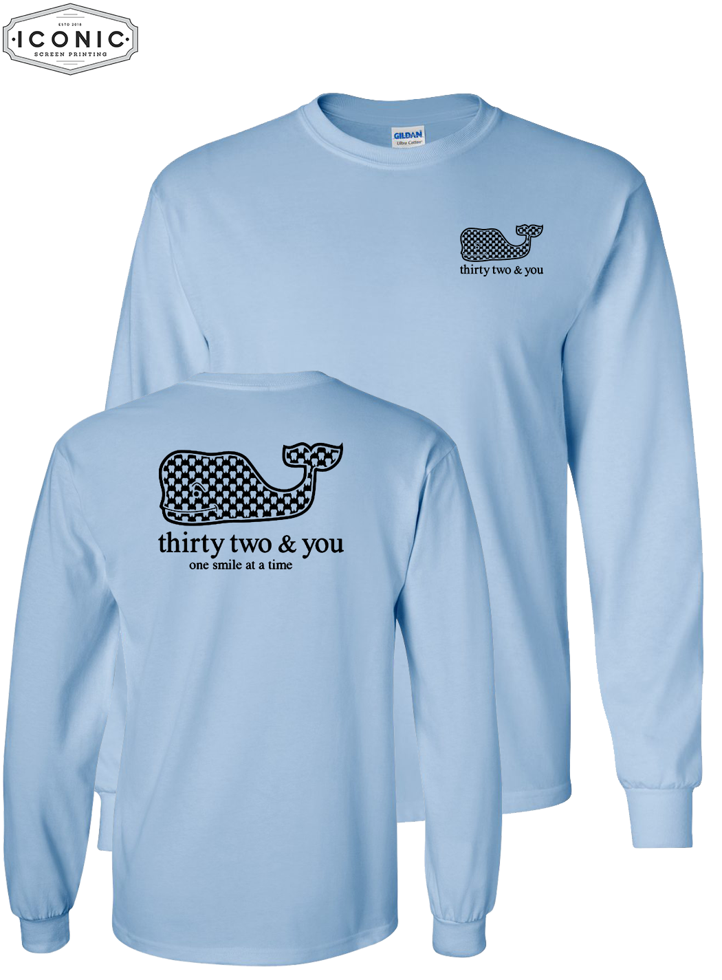 Whale 32 & U - D3 - Ultra Cotton Long Sleeve