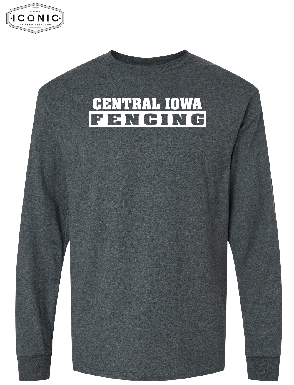 Central Iowa Fencing Long Sleeve Full front Print