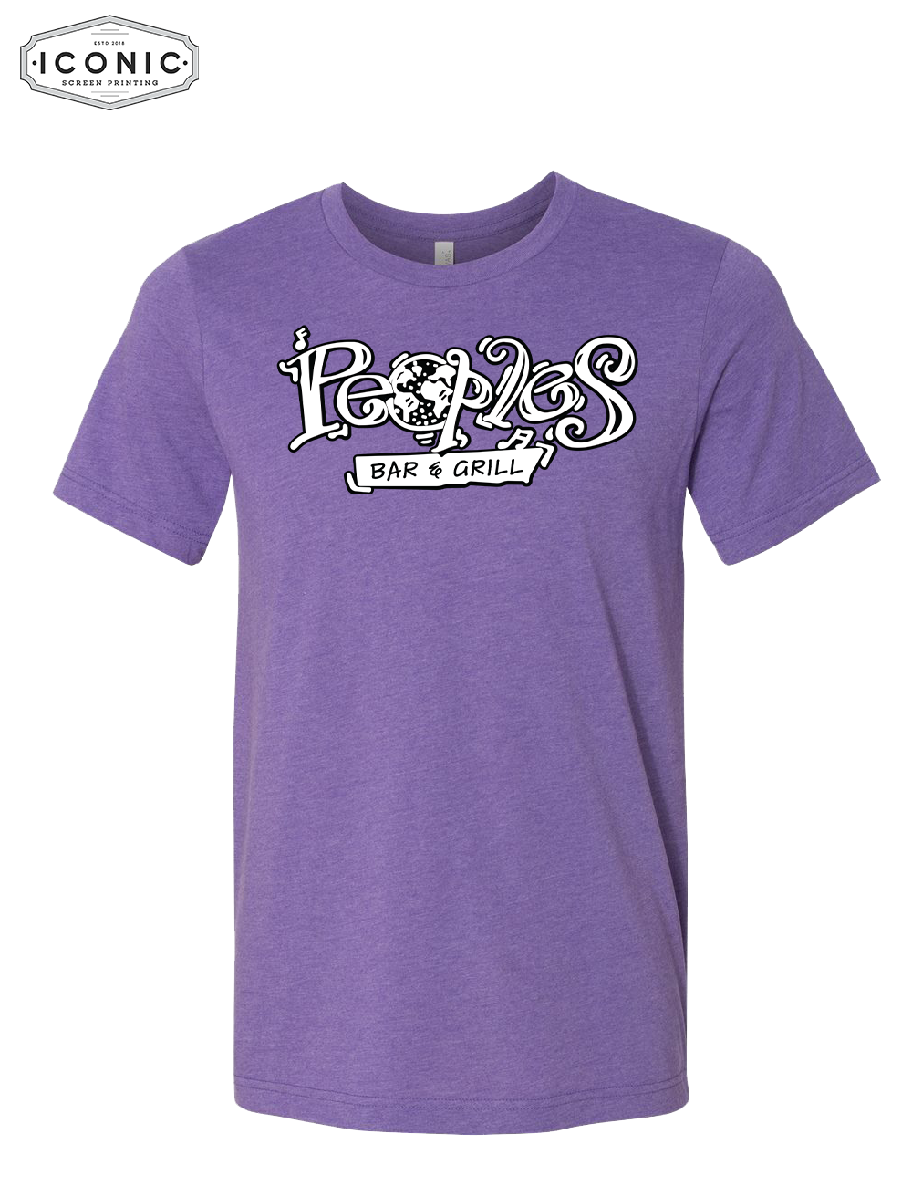 People's Bar & Grill Unisex CVC Jersey Tee
