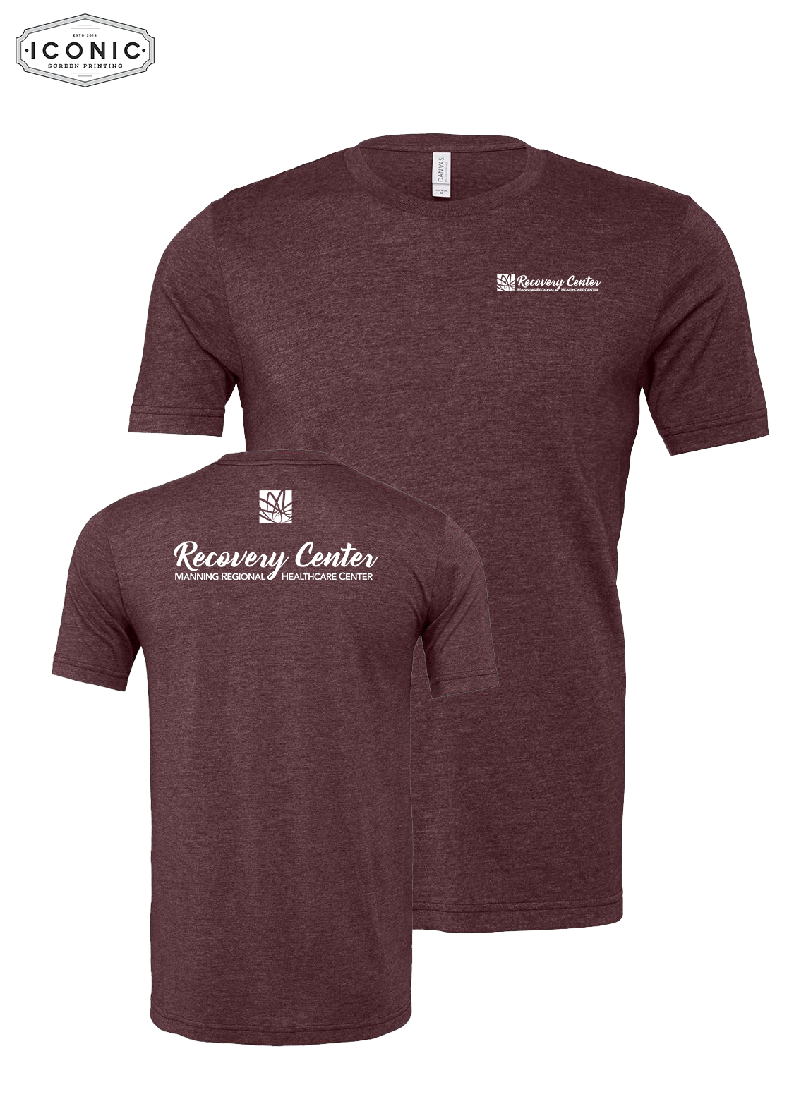 Manning Regional Healthcare - Unisex CVC Jersey Tee - print
