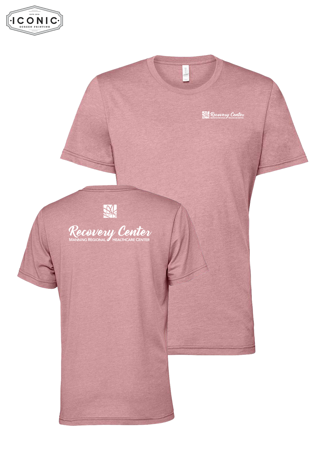 Manning Regional Healthcare - Unisex CVC Jersey Tee - print