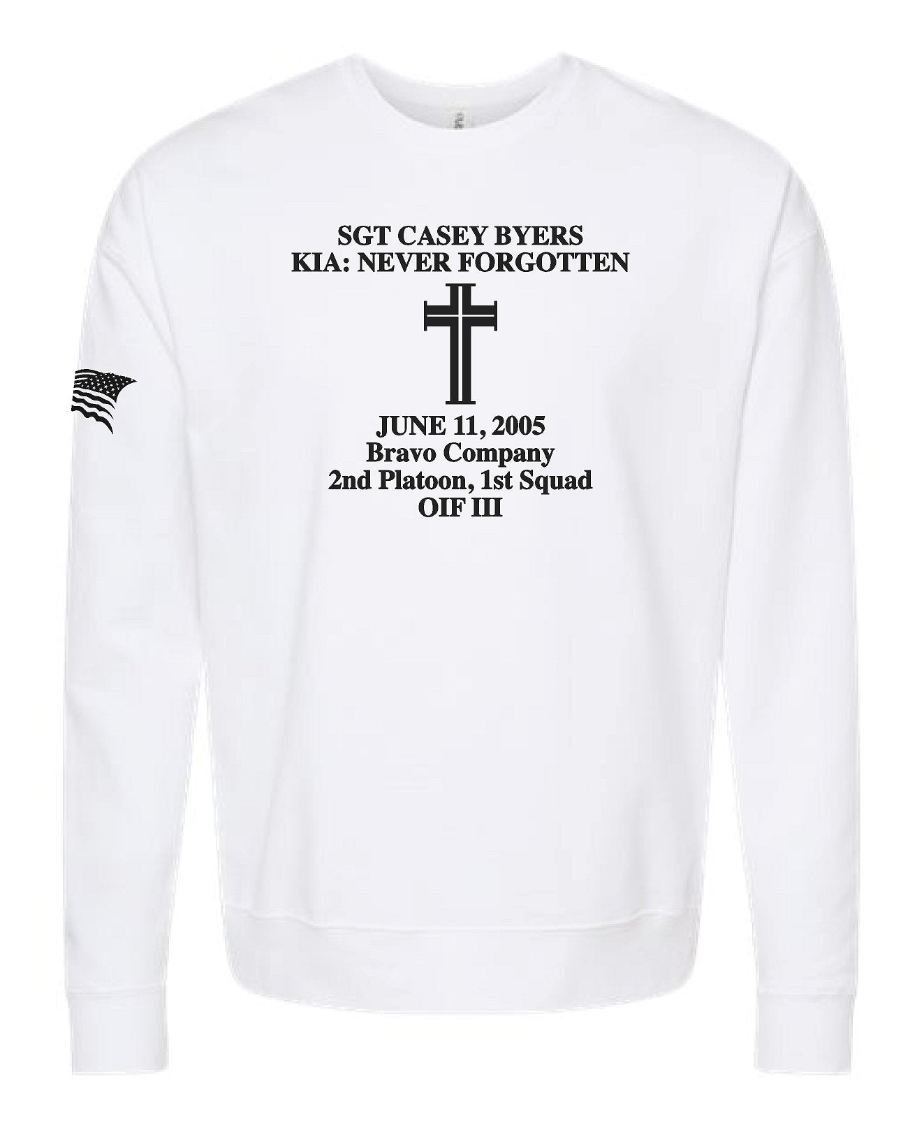 Remembering Casey Unisex Fleece Crewneck Sweatshirt