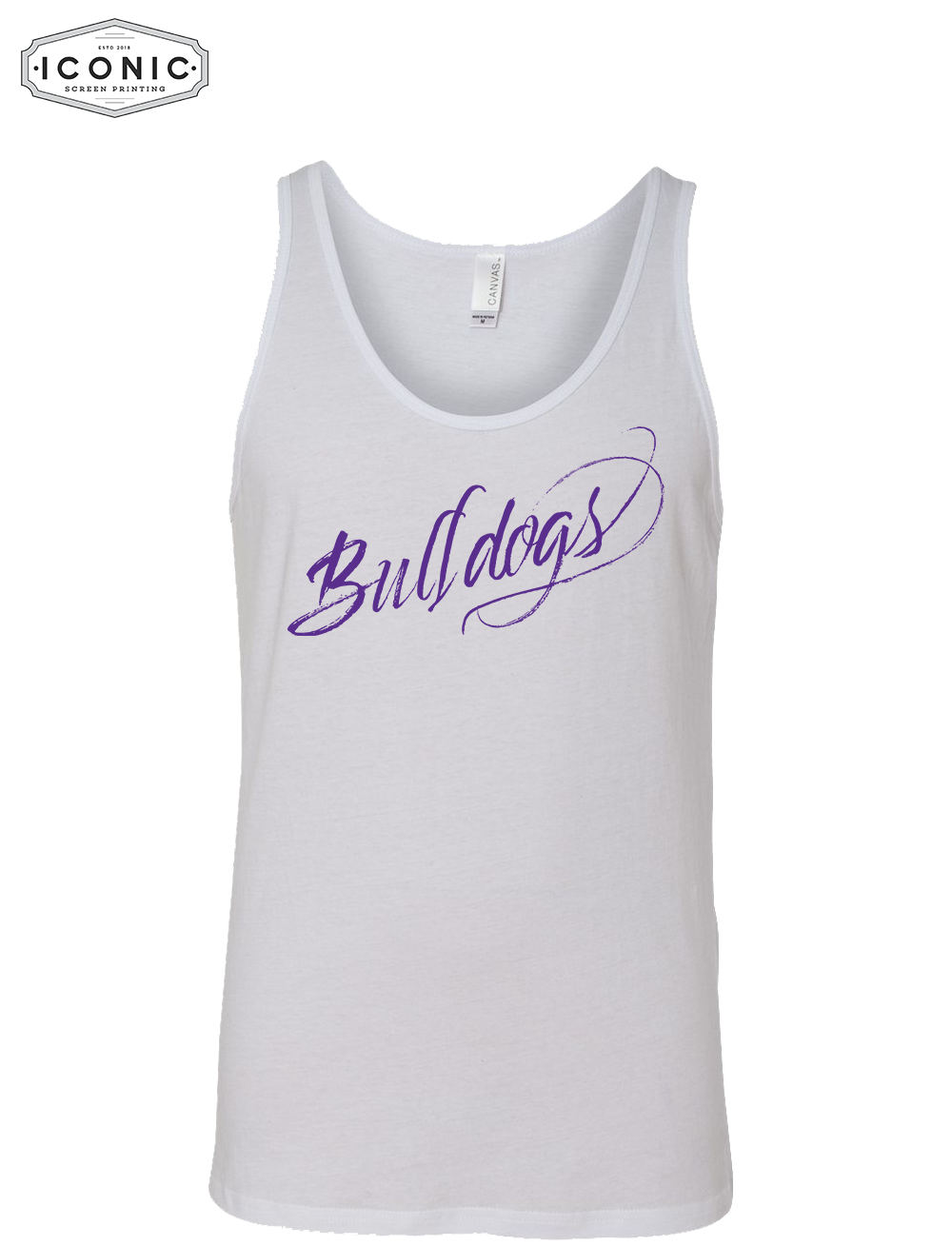 Bulldogs Script - Unisex Jersey Tank
