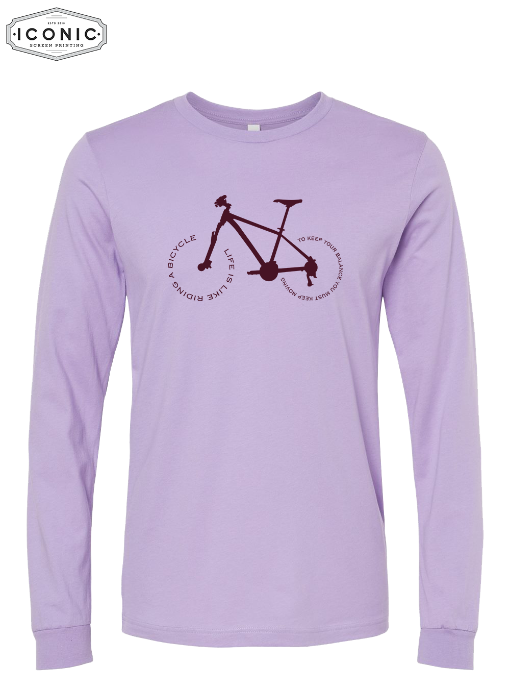 Like Riding A Bike - D3 - BELLA+CANVAS - Unisex Jersey Long Sleeve Tee