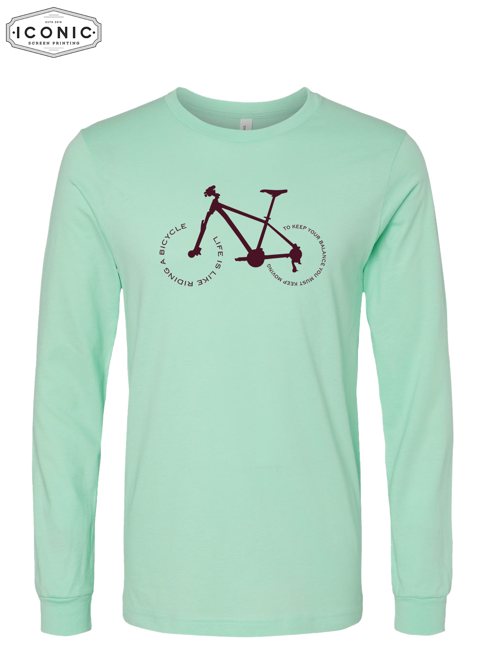 Like Riding A Bike - D3 - BELLA+CANVAS - Unisex Jersey Long Sleeve Tee