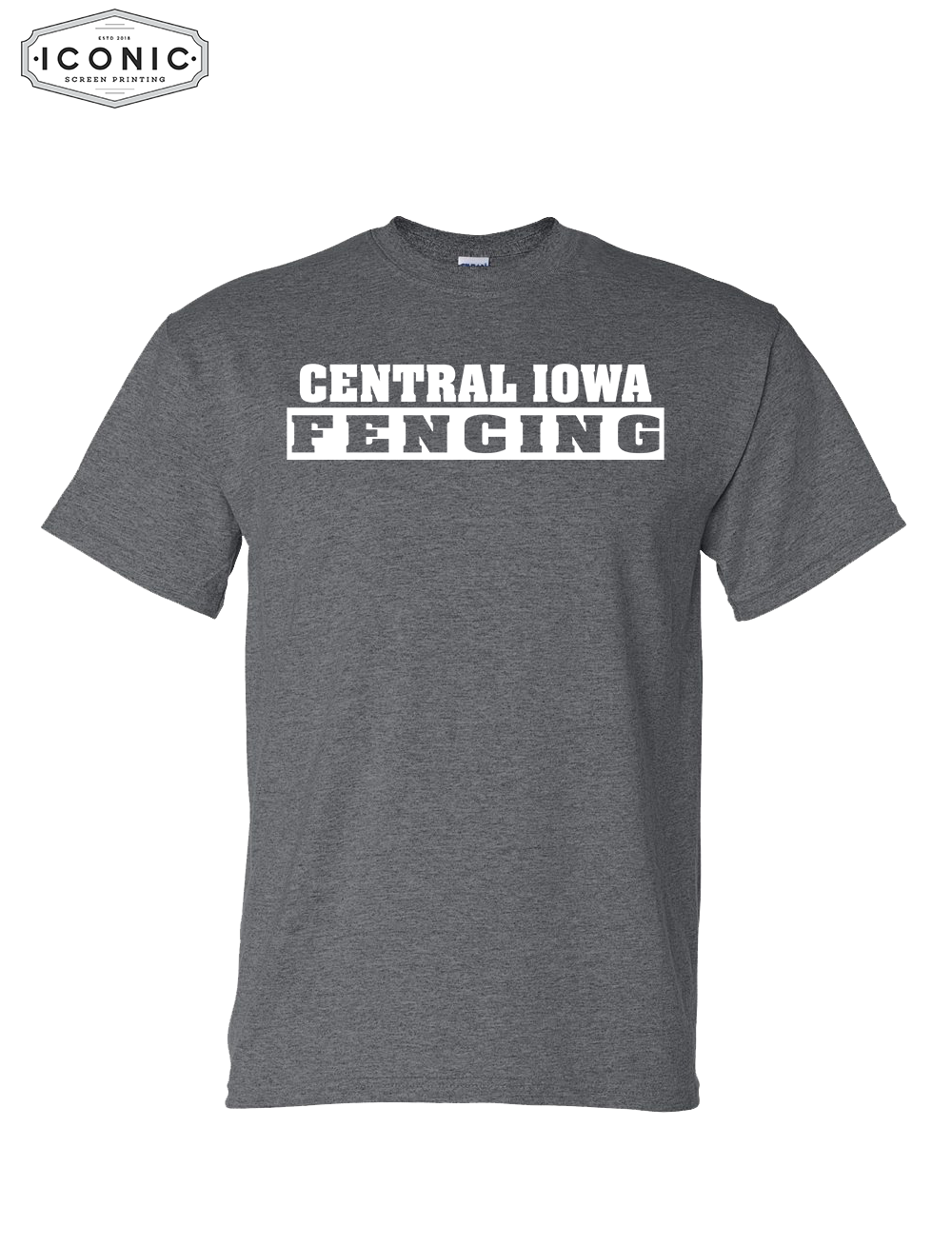 Central Iowa Fencing DryFit Tshirt Full Front Print