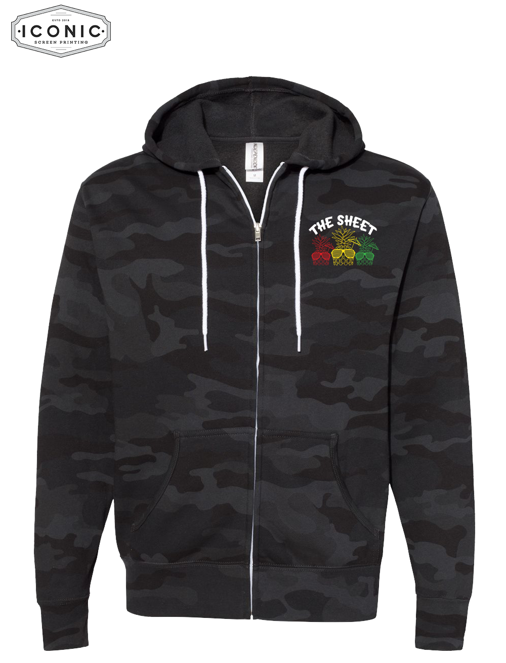 The Sheet Lightweight Full-Zip Hooded Sweatshirt