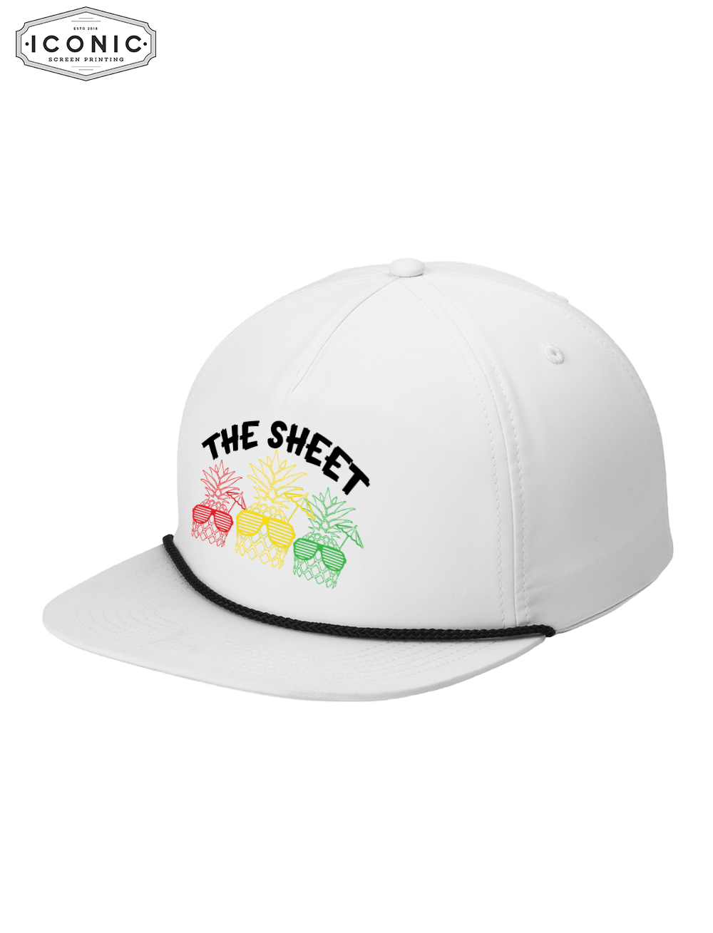The Sheet 5-Panel Poly Rope Cap