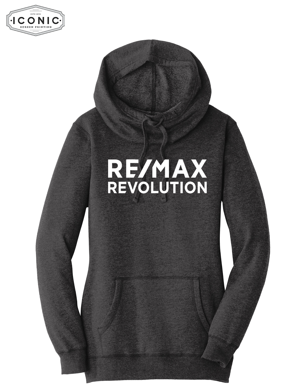 RE/MAX Revolution - District Women’s Lightweight Fleece Hoodie - Print