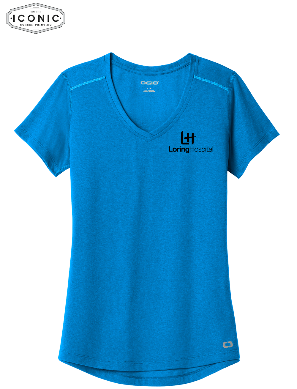Loring Hospital OGIO ® Ladies Peak V-Neck Tee