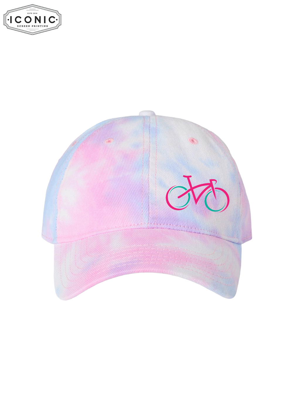 Bicycle - Tie-Dyed Dad Hat