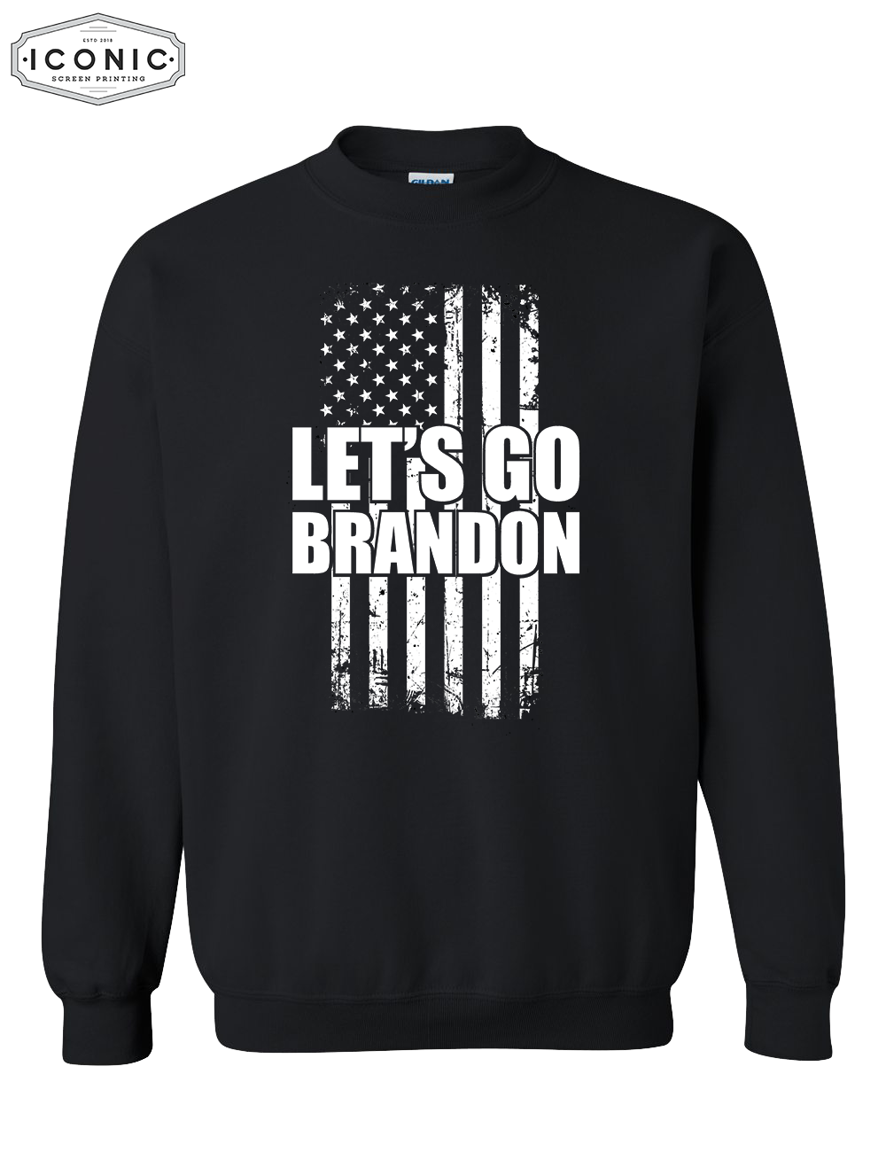 Let's Go Brandon Flag - Heavy Blend Sweatshirt