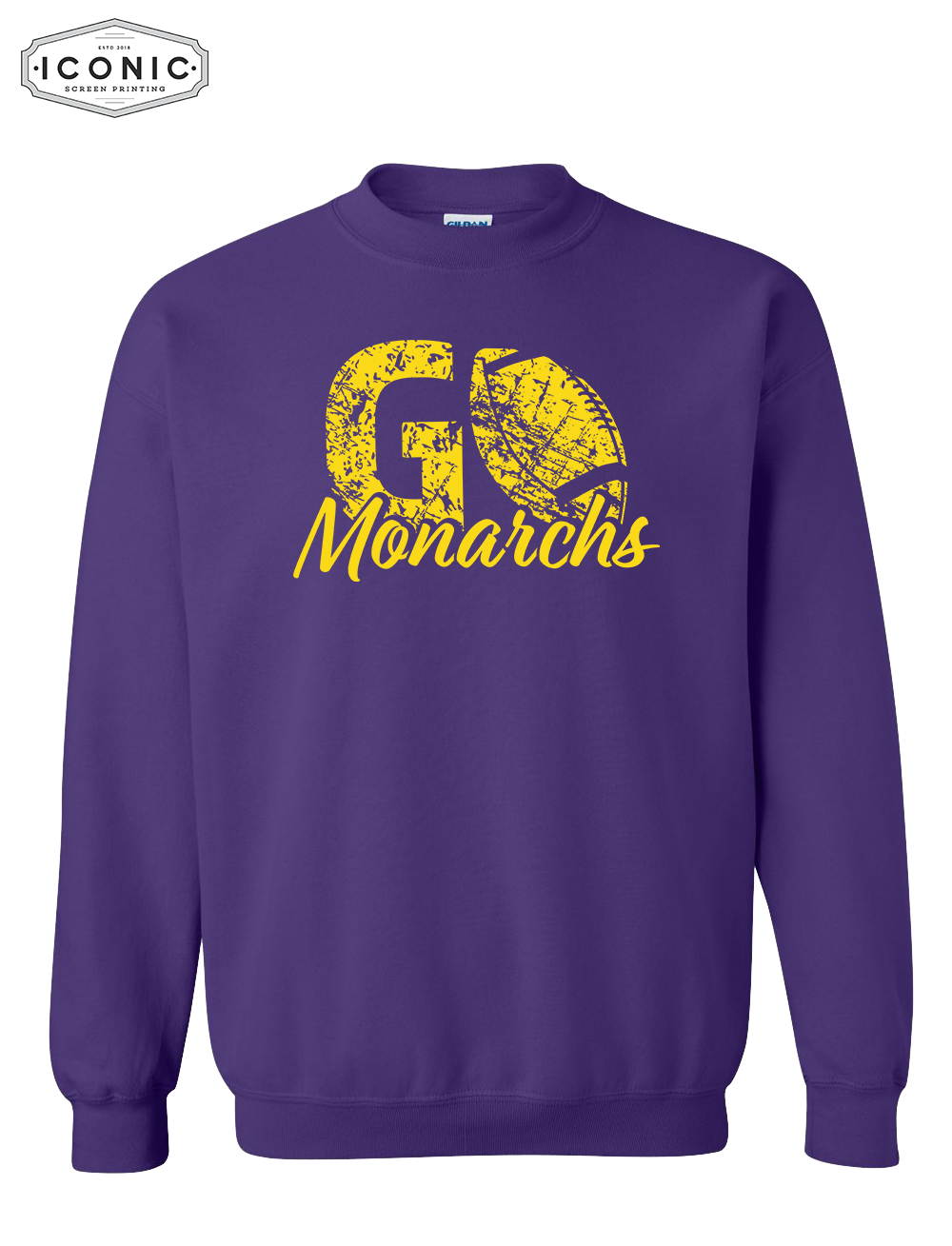 Monarchs Football- Heavy Blend Sweatshirt
