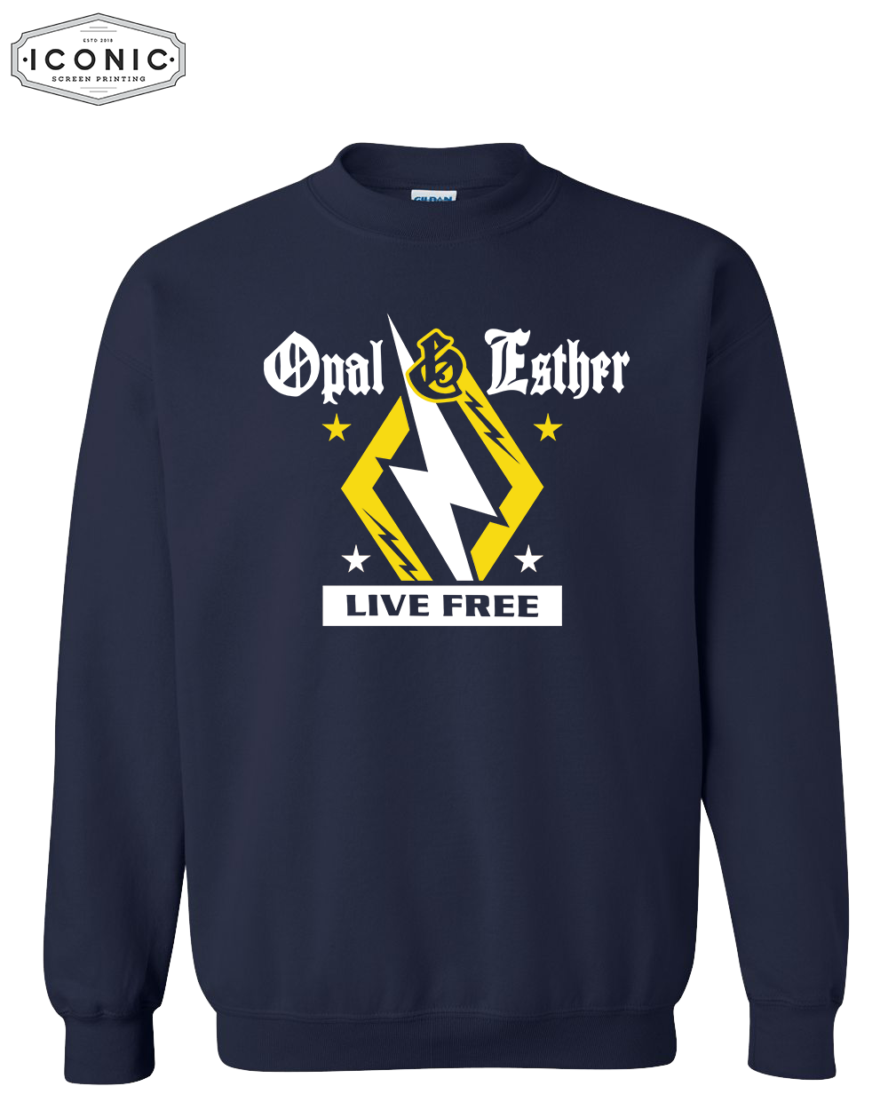 Opal & Esther Live Free - Heavy Blend Sweatshirt