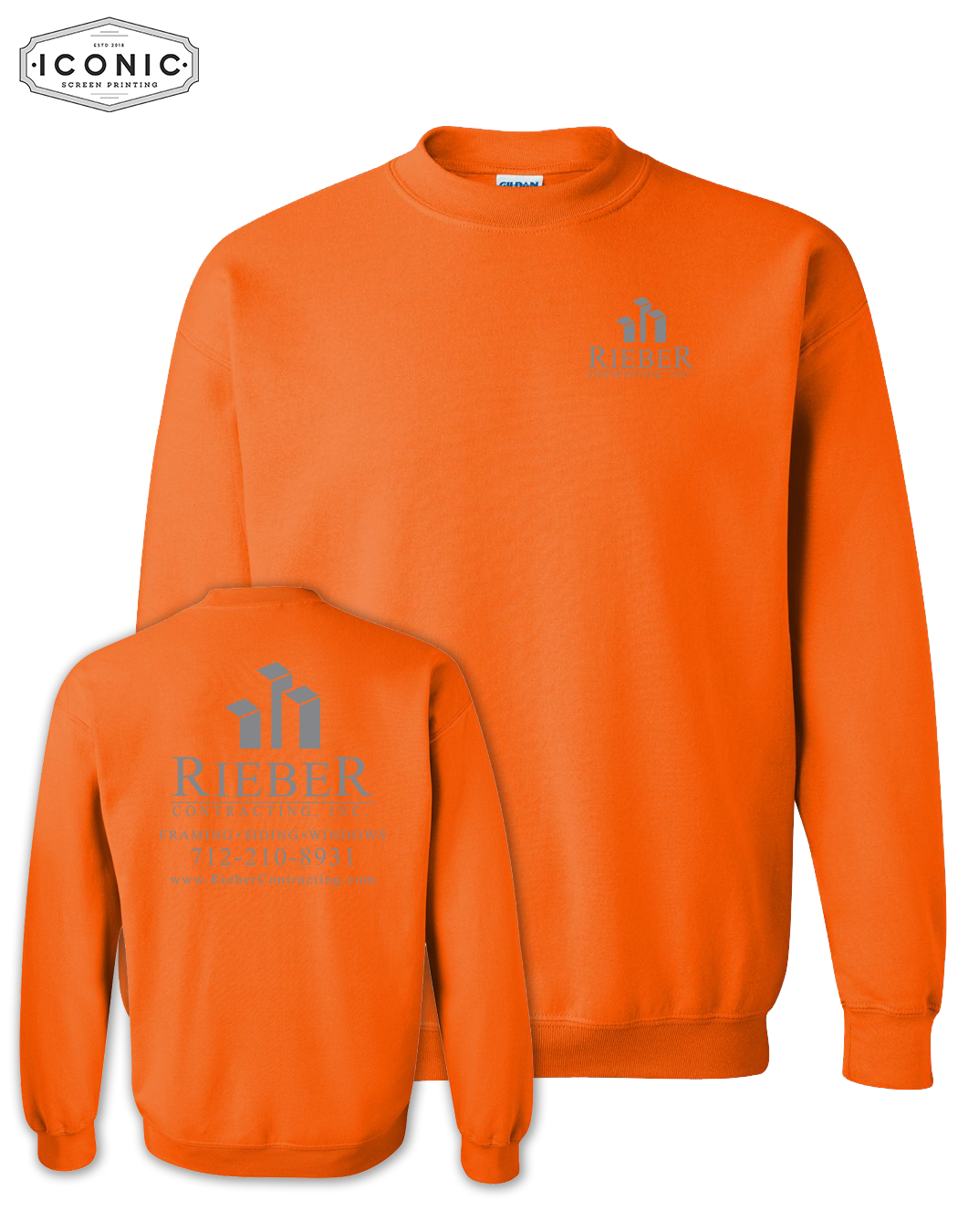 Rieber Contracting - Heavy Blend Sweatshirt