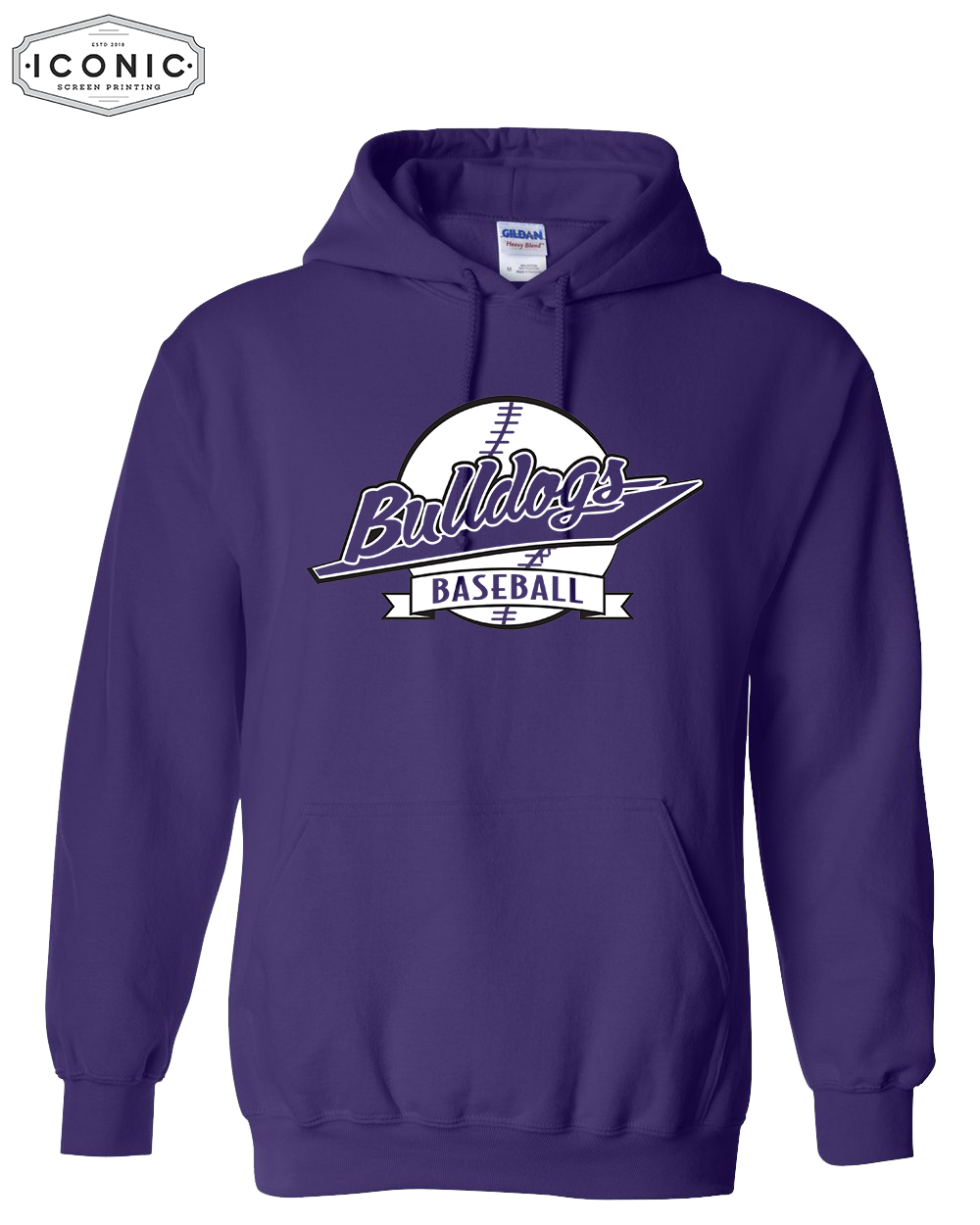 Boyer Valley Baseball- Heavy Blend Hooded Sweatshirt