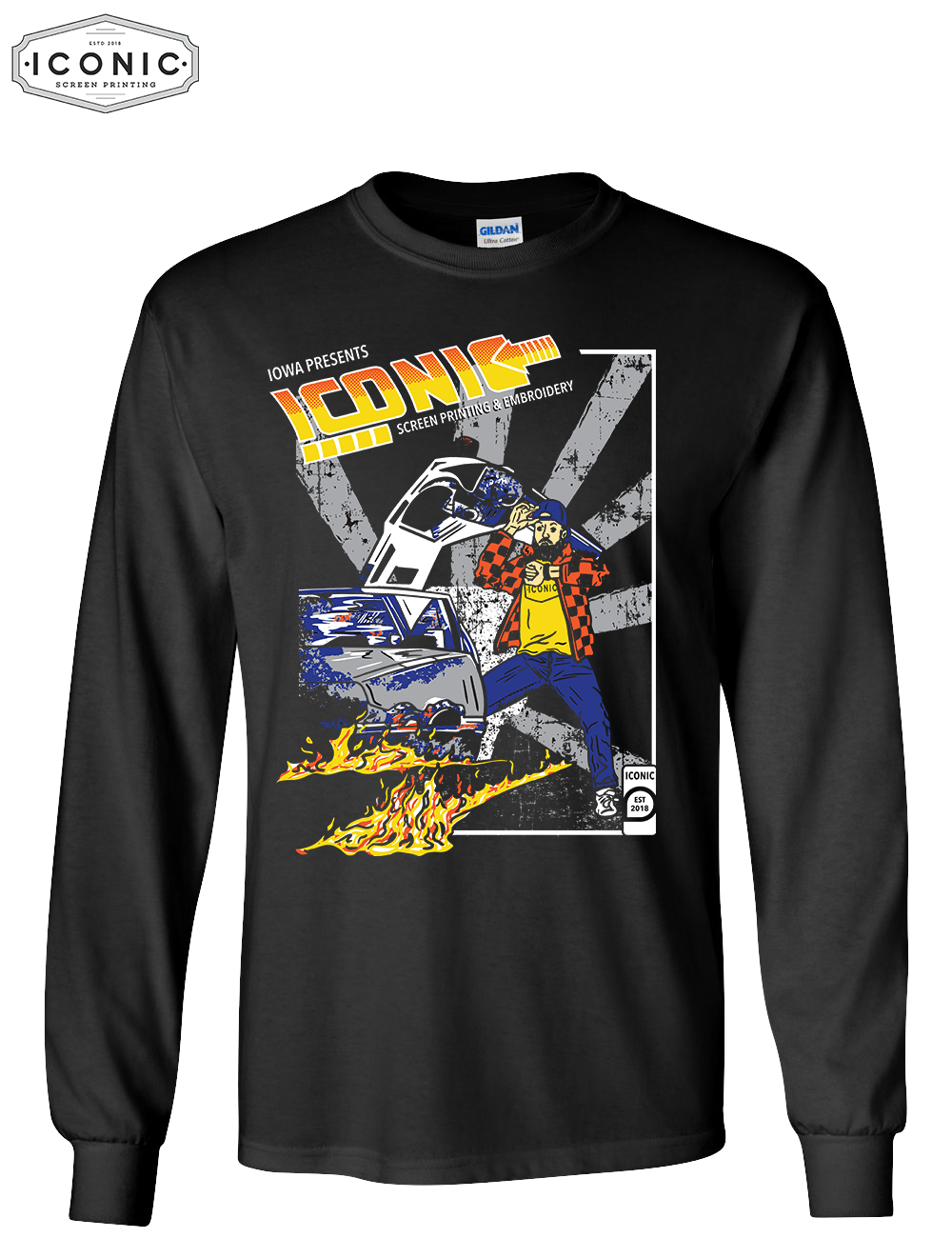 Iowa Presents ICONIC - Ultra Cotton Long Sleeve