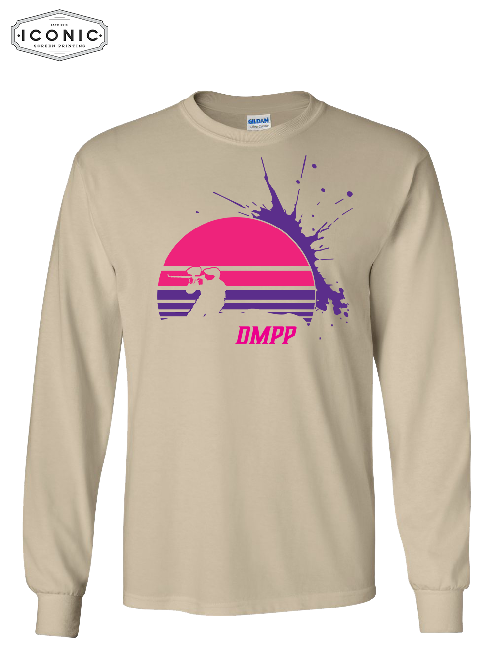 Des Moines Paintball Splatter - Ultra Cotton Long Sleeve
