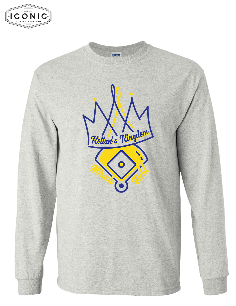 Baseball Crown - Ultra Cotton Long Sleeve