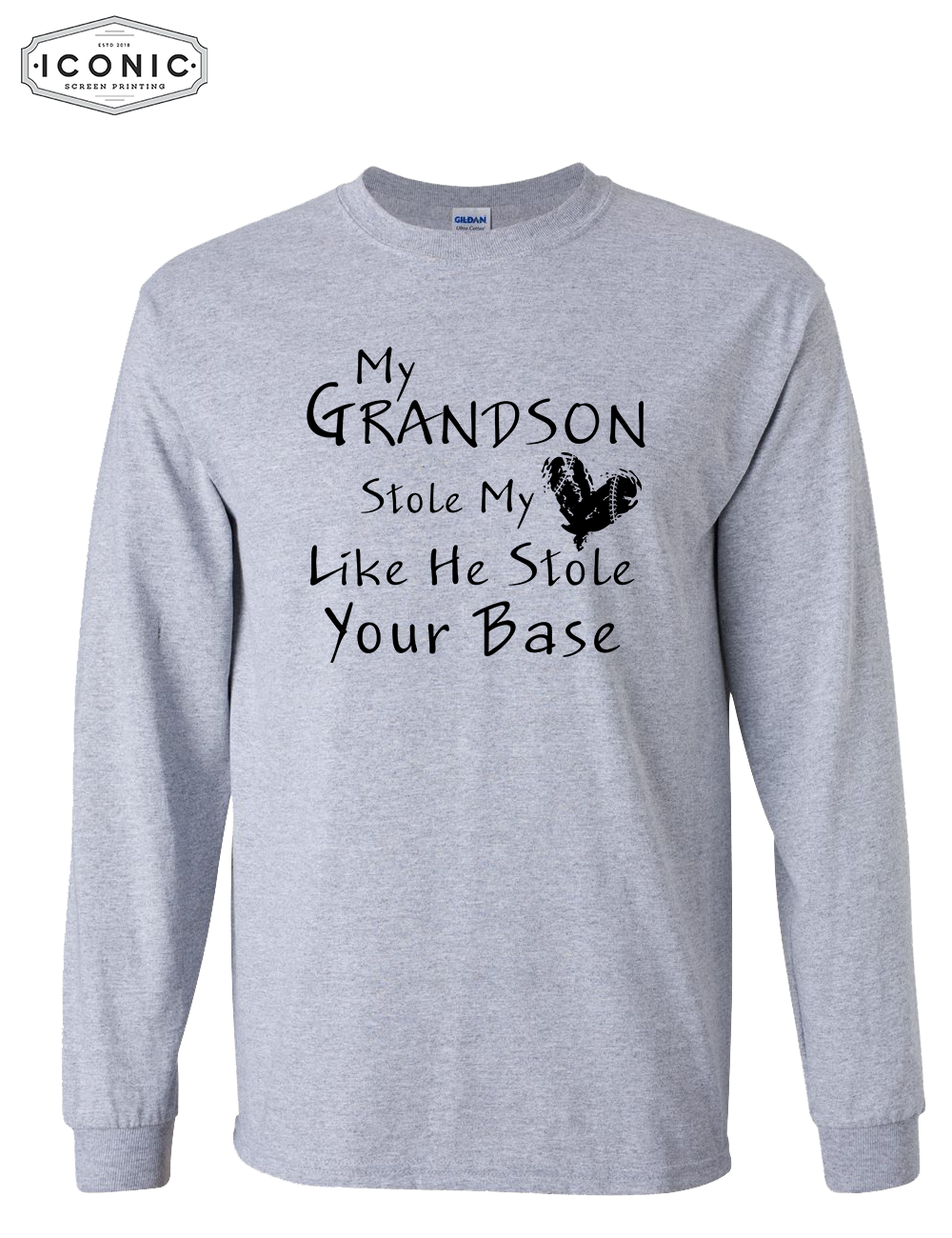 My Grandson Stole My Heart- Ultra Cotton Long Sleeve