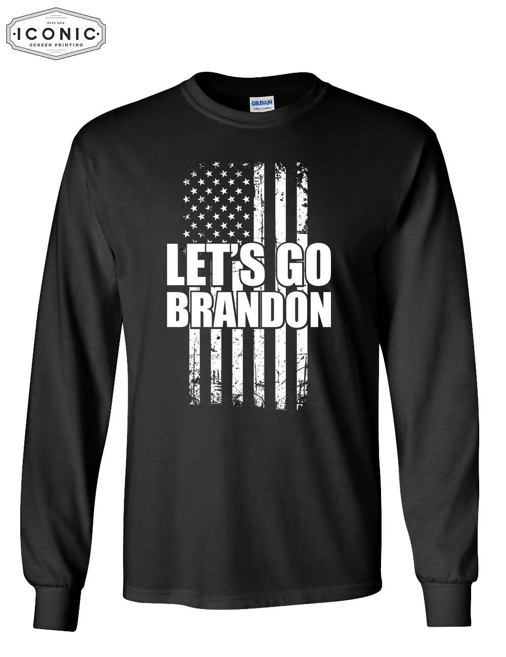 Let's Go Brandon Flag - Ultra Cotton Long Sleeve