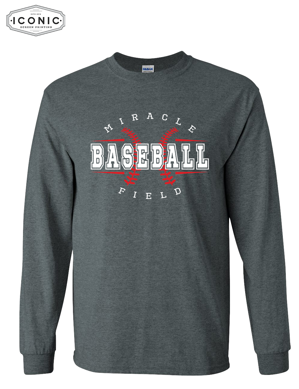 Miracle Field Baseball - Ultra Cotton Long Sleeve