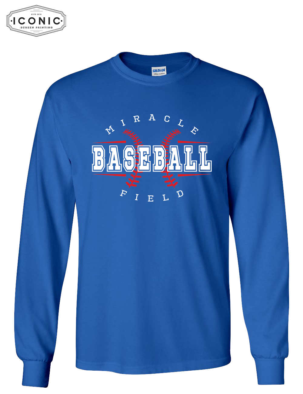 Miracle Field Baseball - Ultra Cotton Long Sleeve