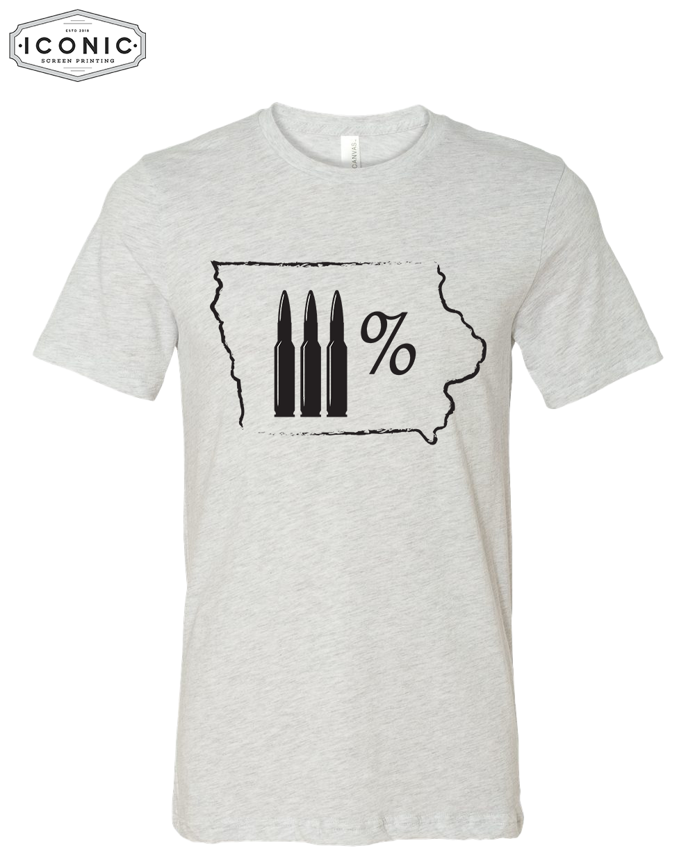 3% Iowa - Unisex Jersey Tee