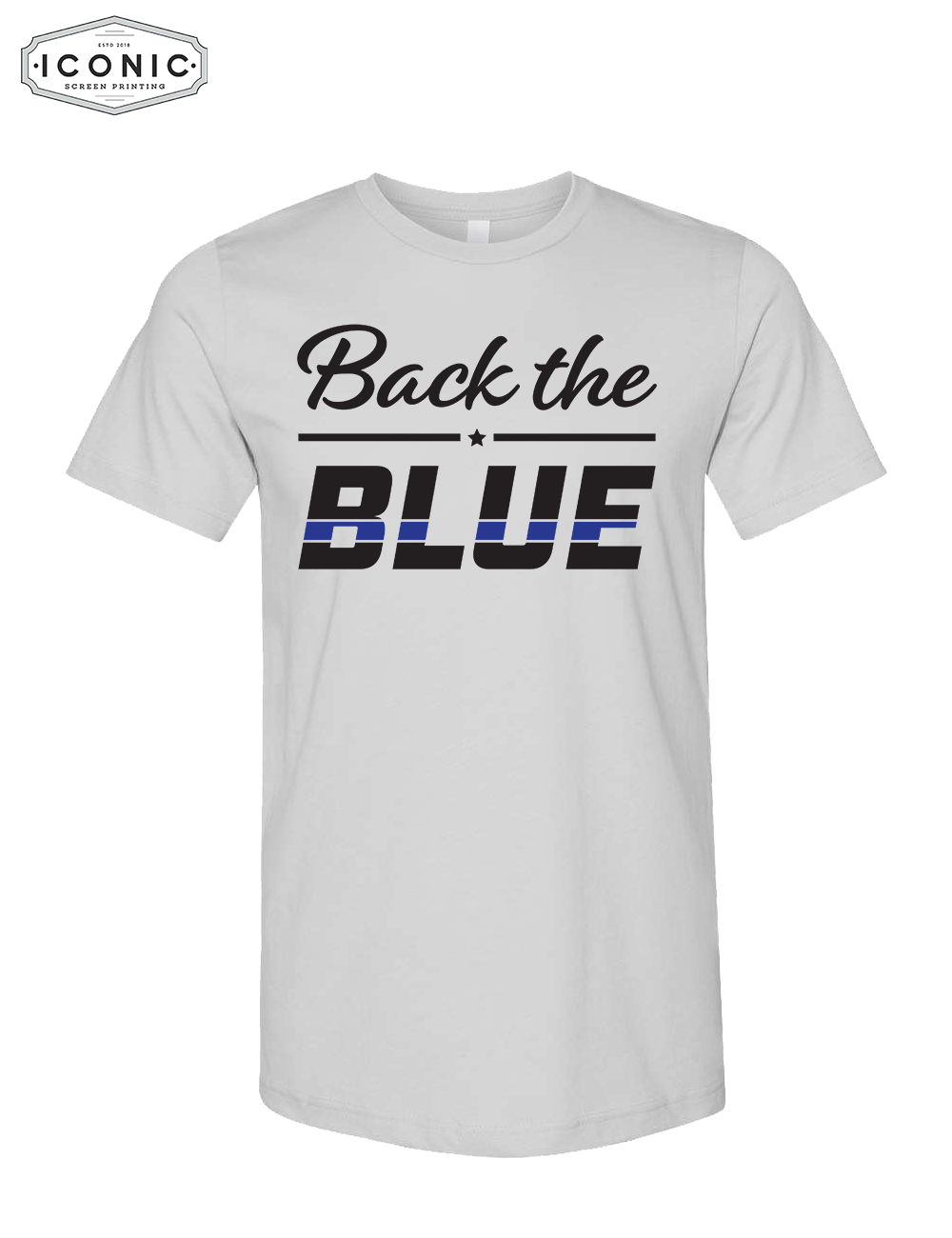 Back The Blue - Unisex Jersey Tee