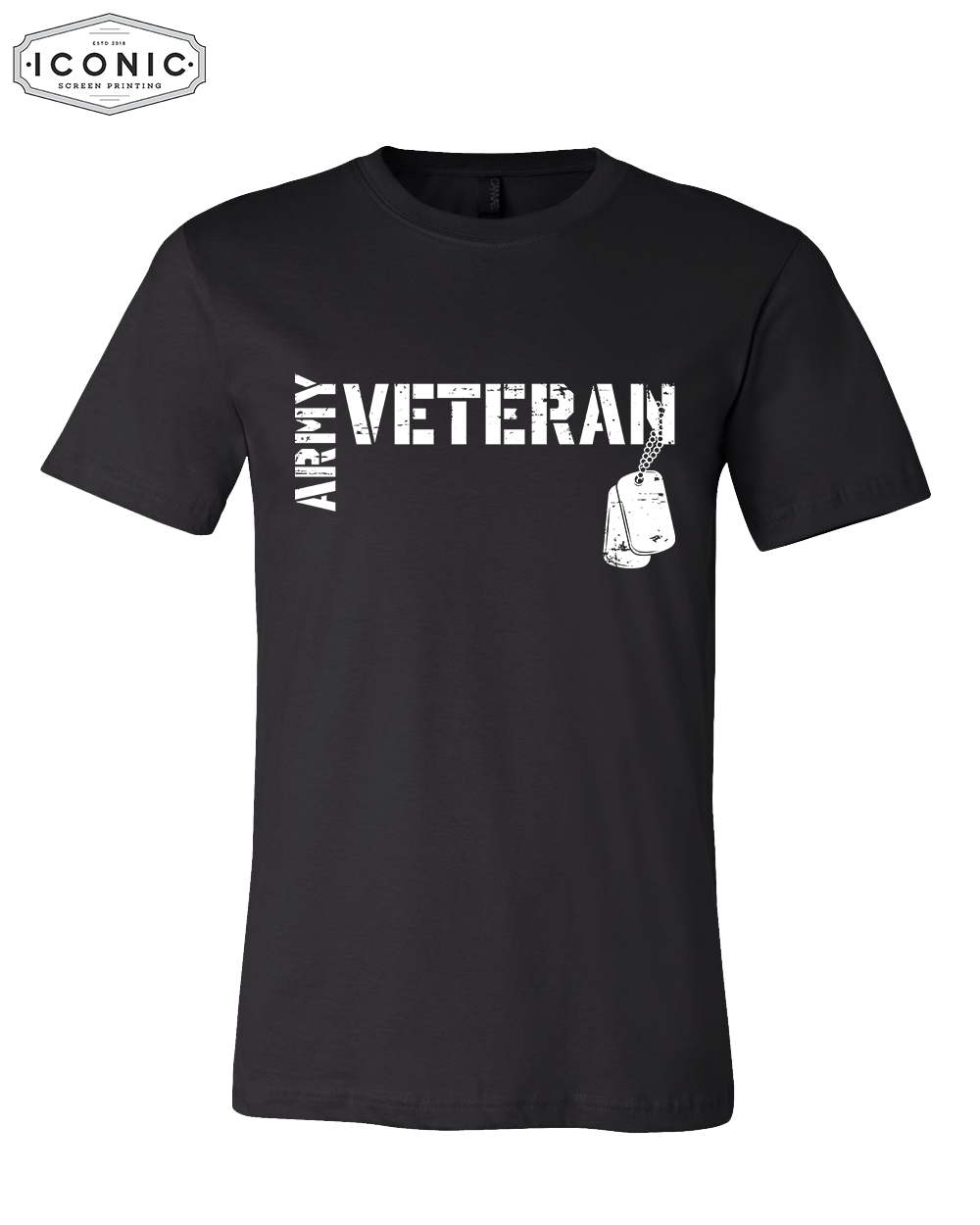 Army Veteran - Unisex Jersey Tee