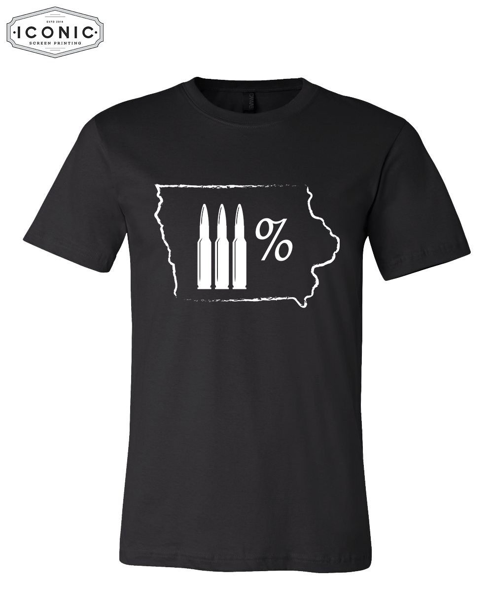 3% Iowa - Unisex Jersey Tee