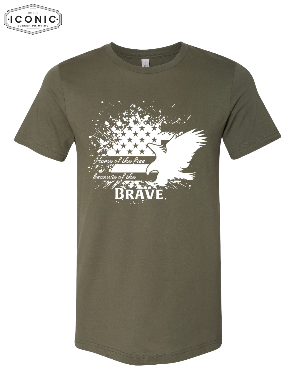 Because of the Brave - Unisex Jersey Tee