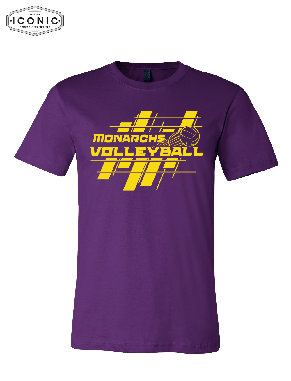 Monarchs VolleyBall - Unisex Jersey Tee