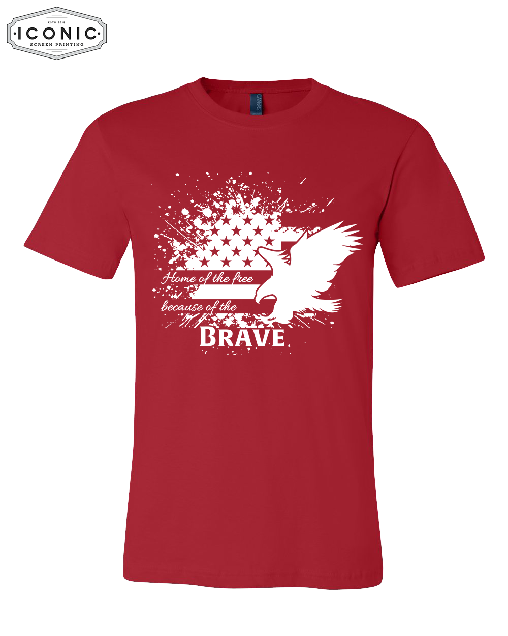 Because of the Brave - Unisex Jersey Tee