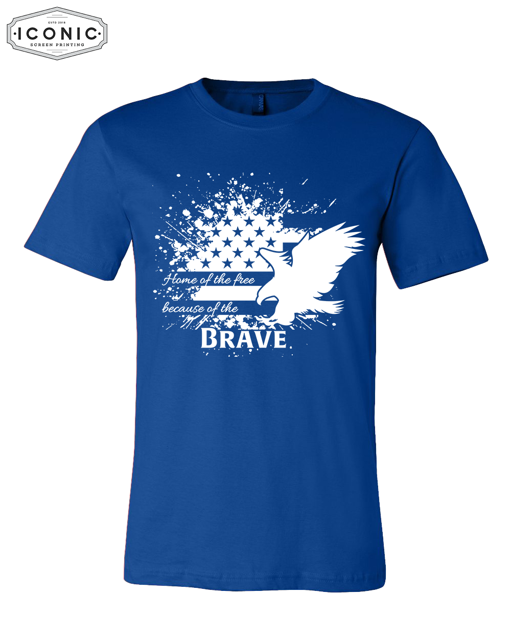 Because of the Brave - Unisex Jersey Tee