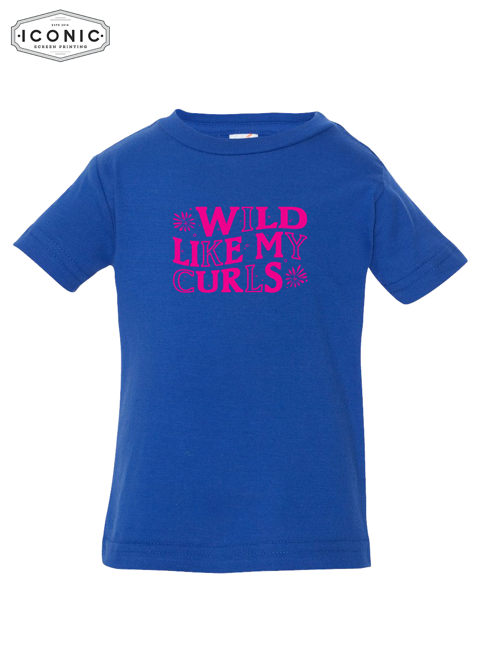 Wild Like My Curls - Infant Fine Jersey Tee