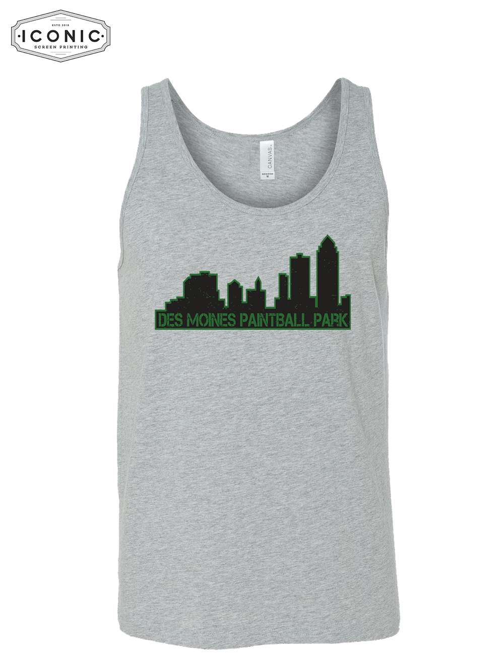 Des Moines Paintball Park - Unisex Jersey Tank