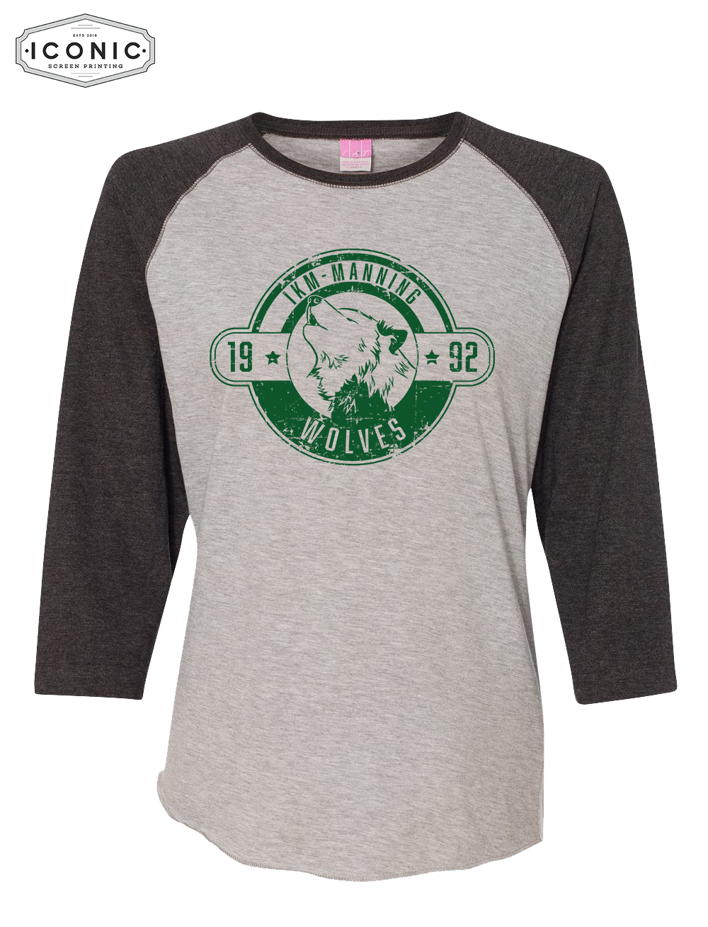 Est 1992 - Women's Baseball Fine Jersey 3/4 Sleeve Tee