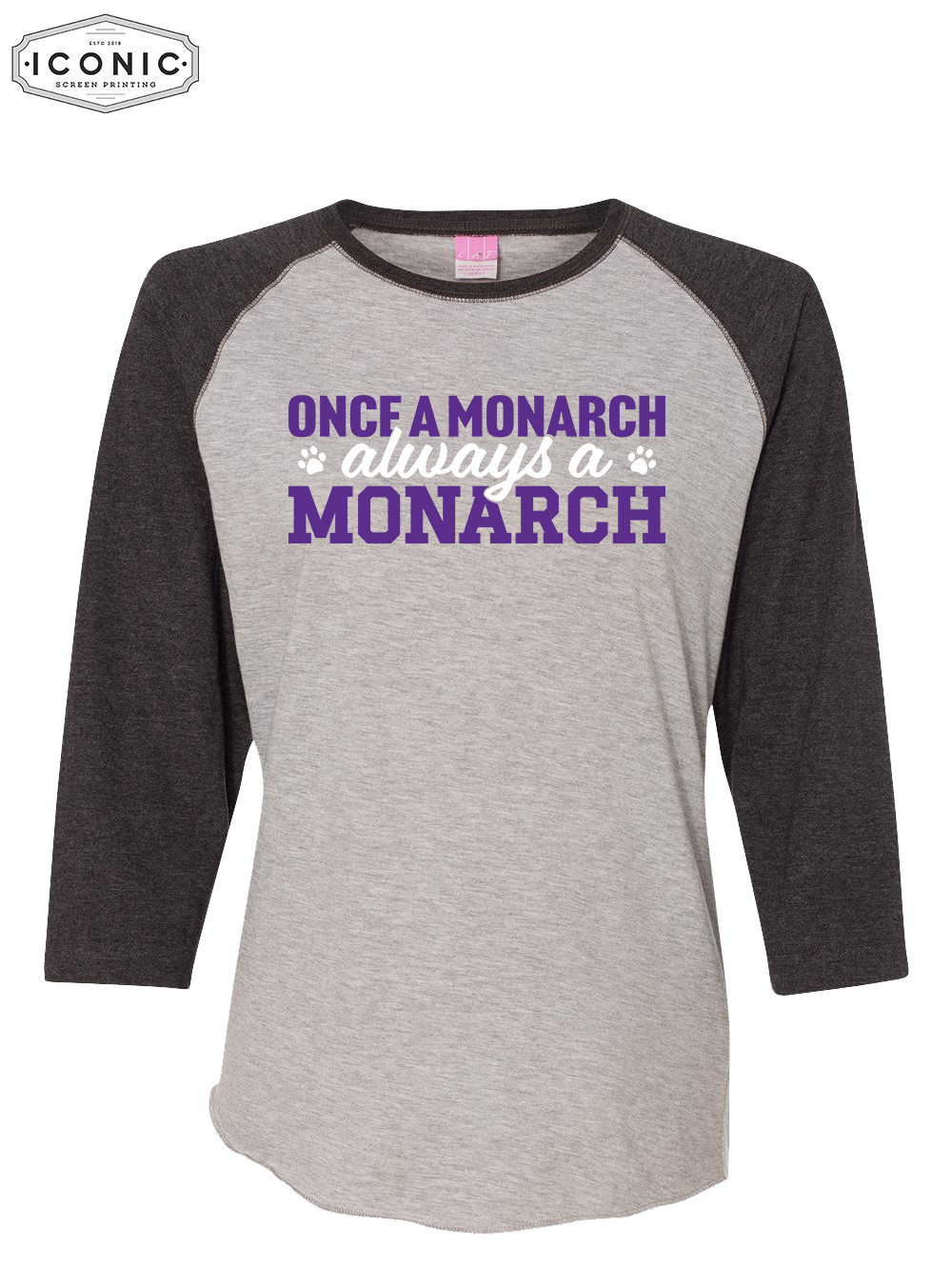 Always A Monarch - Women's Baseball Jersey 3/4 Sleeve