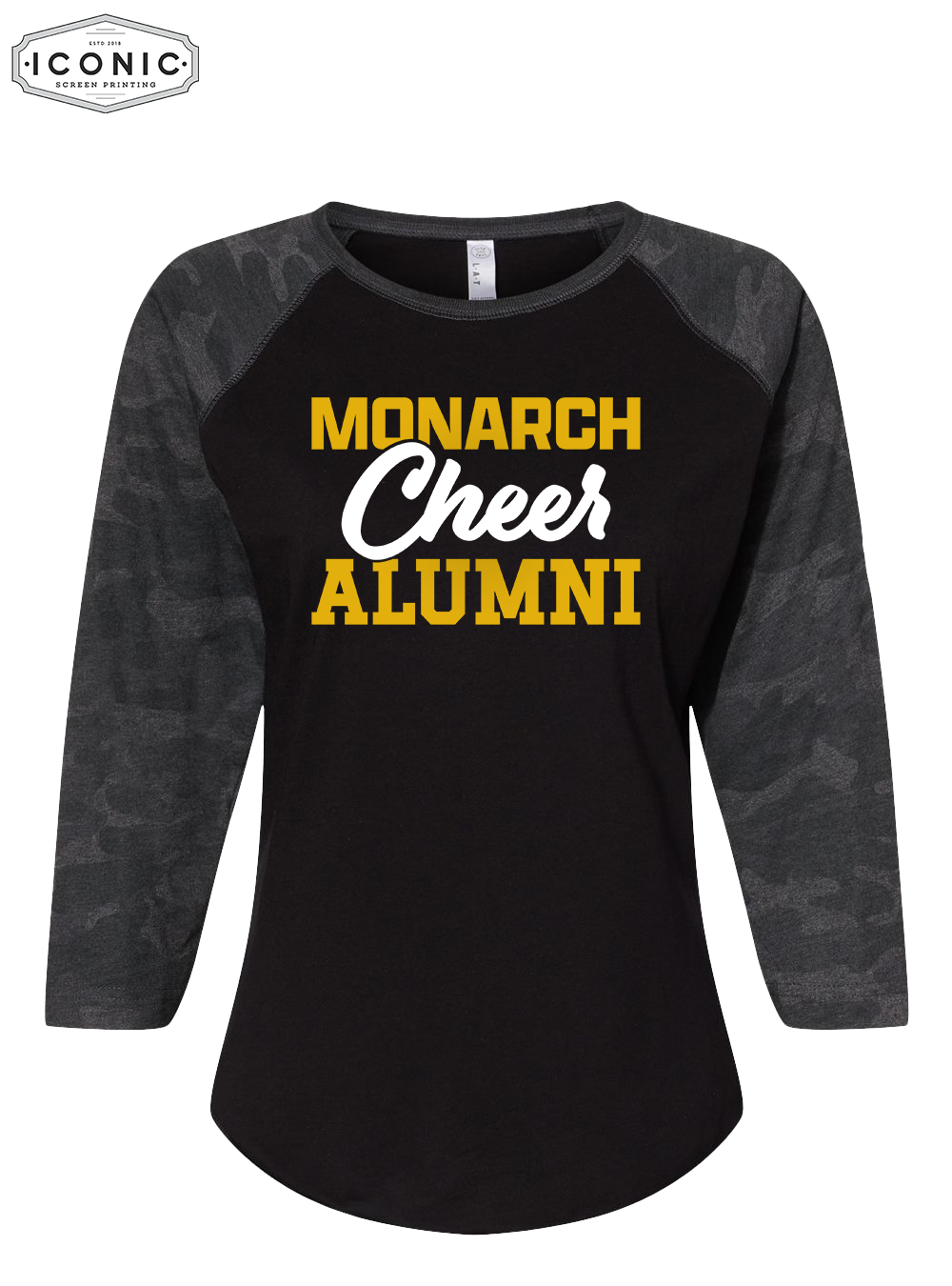 Cheer Alumni - Women's Baseball Jersey 3/4 Sleeve