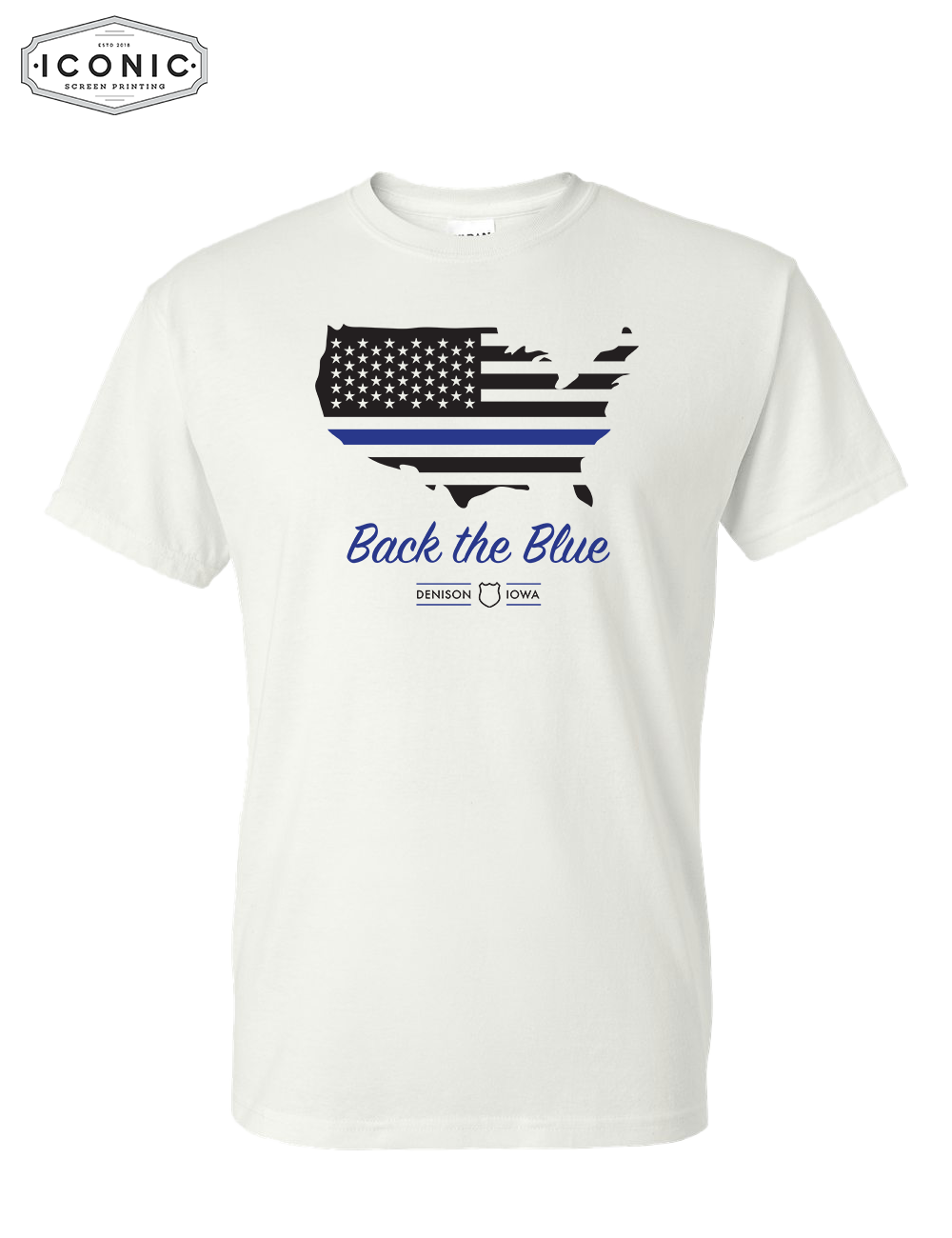 Back The Blue United States - DryBlend T-shirt
