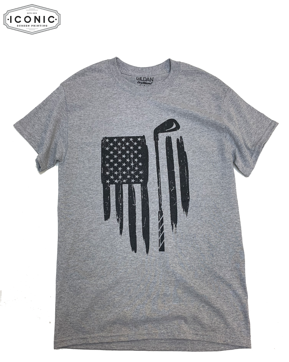 Golf Flag - DryBlend T-shirt - Clearance