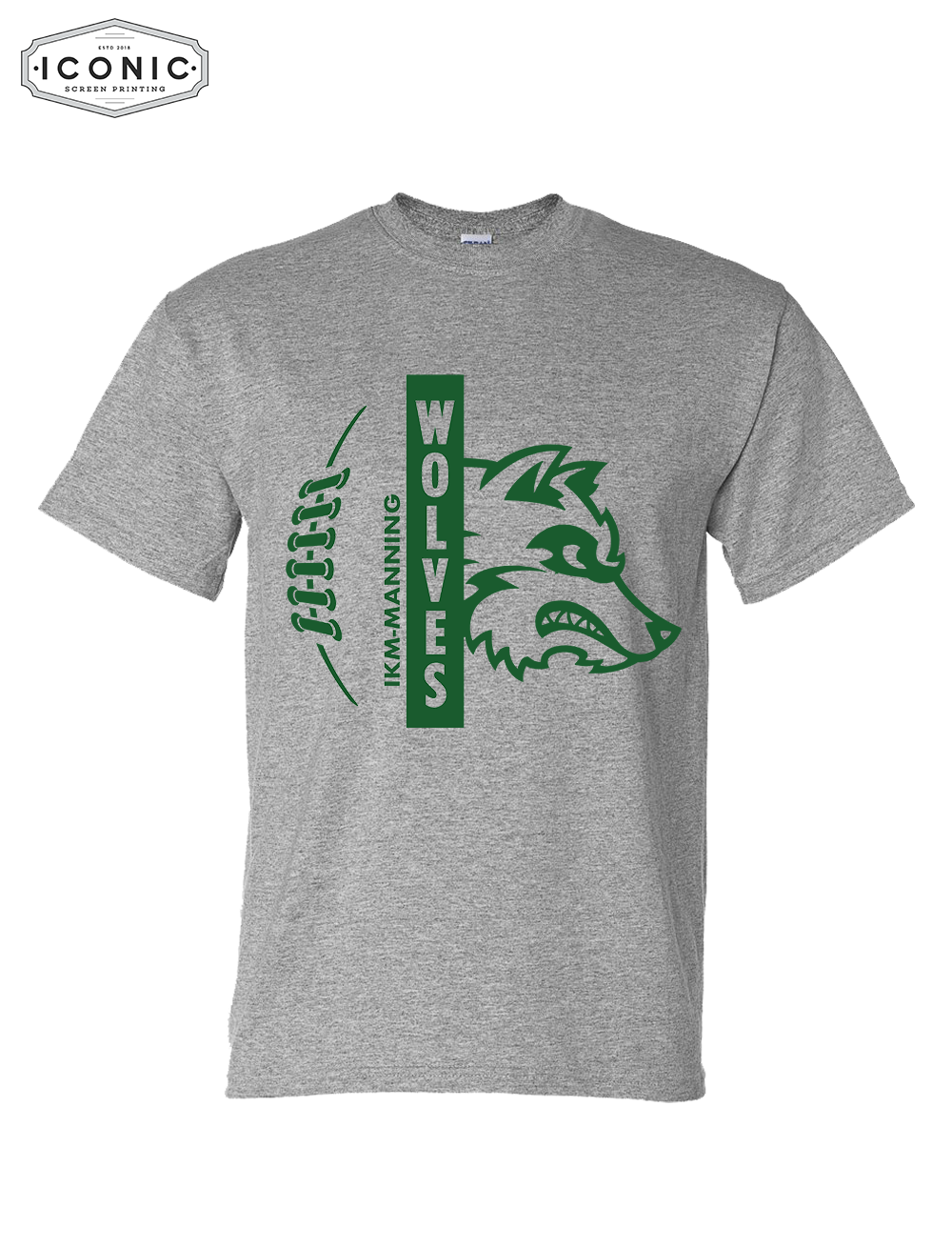 IKM-Manning Football - Dryblend T-shirt